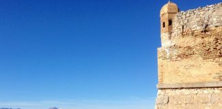 Un des remparts de la citadelle de Palamidi à Nauplie