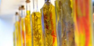 Huiles d'olive aromatisées