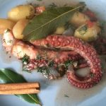 Recette de poulpe au laurier et pommes de terre