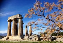 Corinthe - Temple d'Apollon