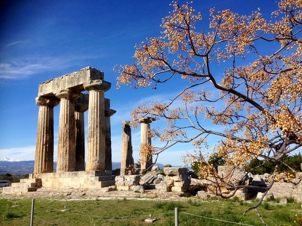 Corinthe - Temple d'Apollon