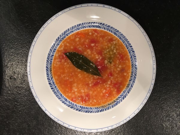 La soupe de Trahanas, comme au Pélion